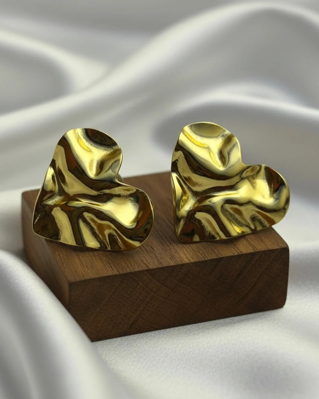 Molten Heart Studs