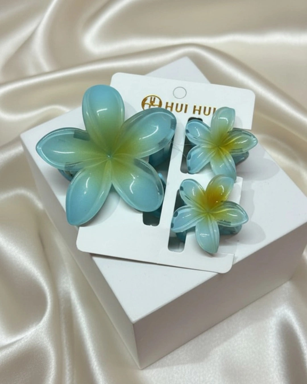 Blooming Flower Hair Clutcher: Pack of 3