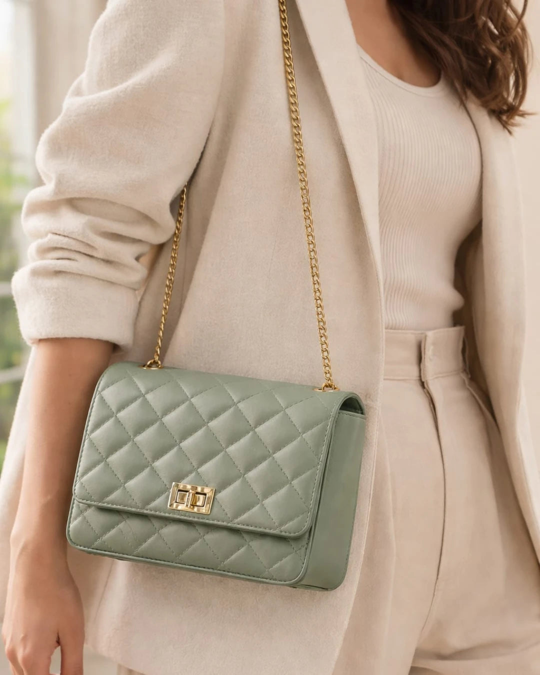 Auravya Mint Sling Bag