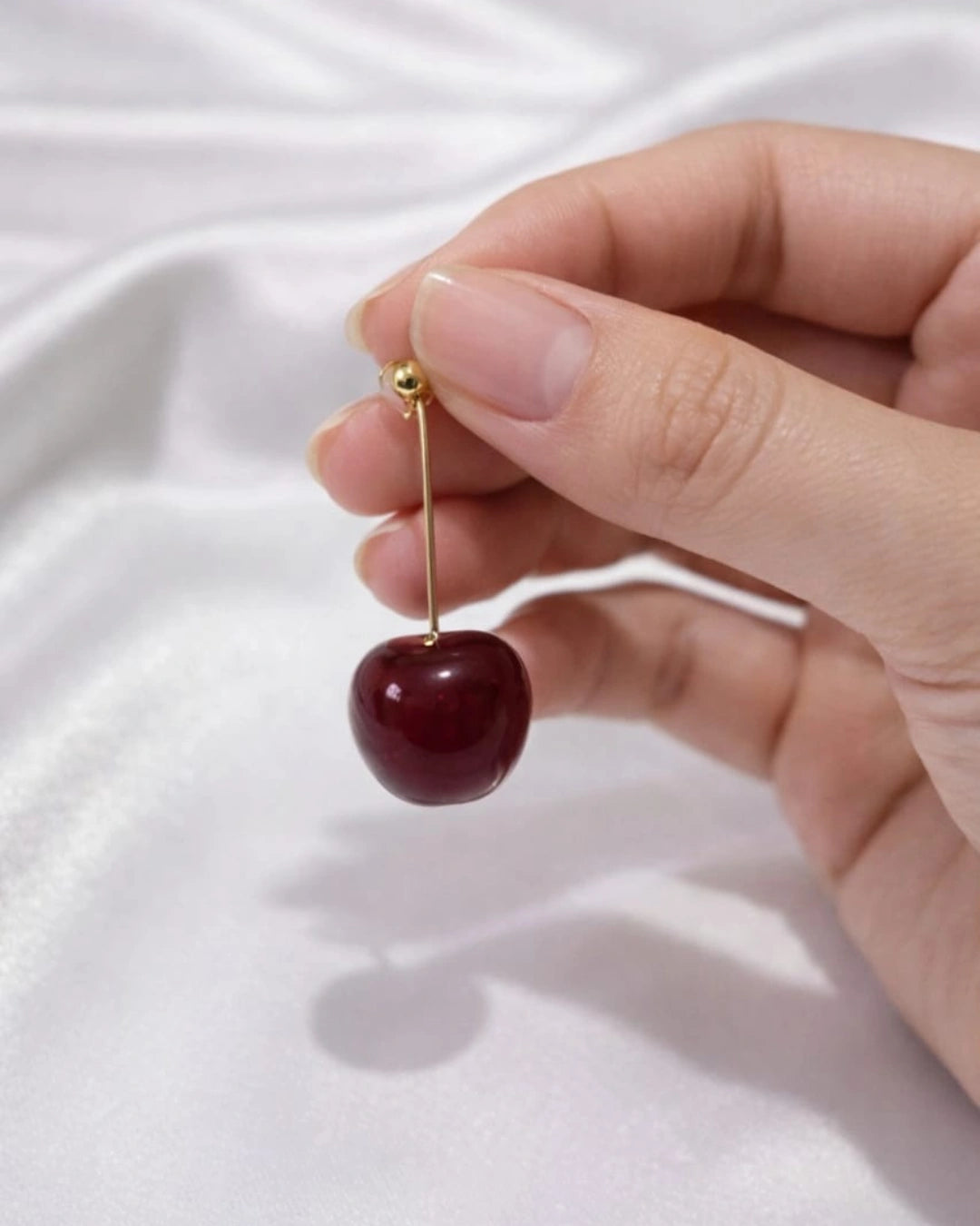 Cherry Drop Earrings