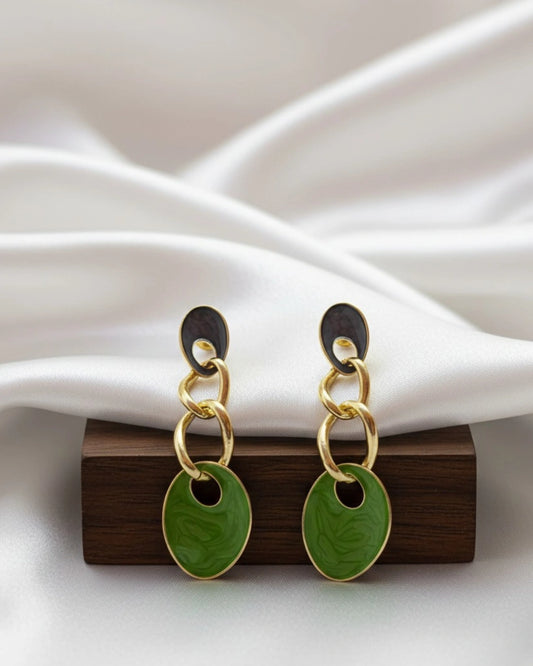 Jadefall Chain Earrings
