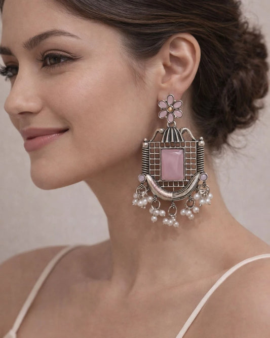 Virasat Square Shaped Jhumka