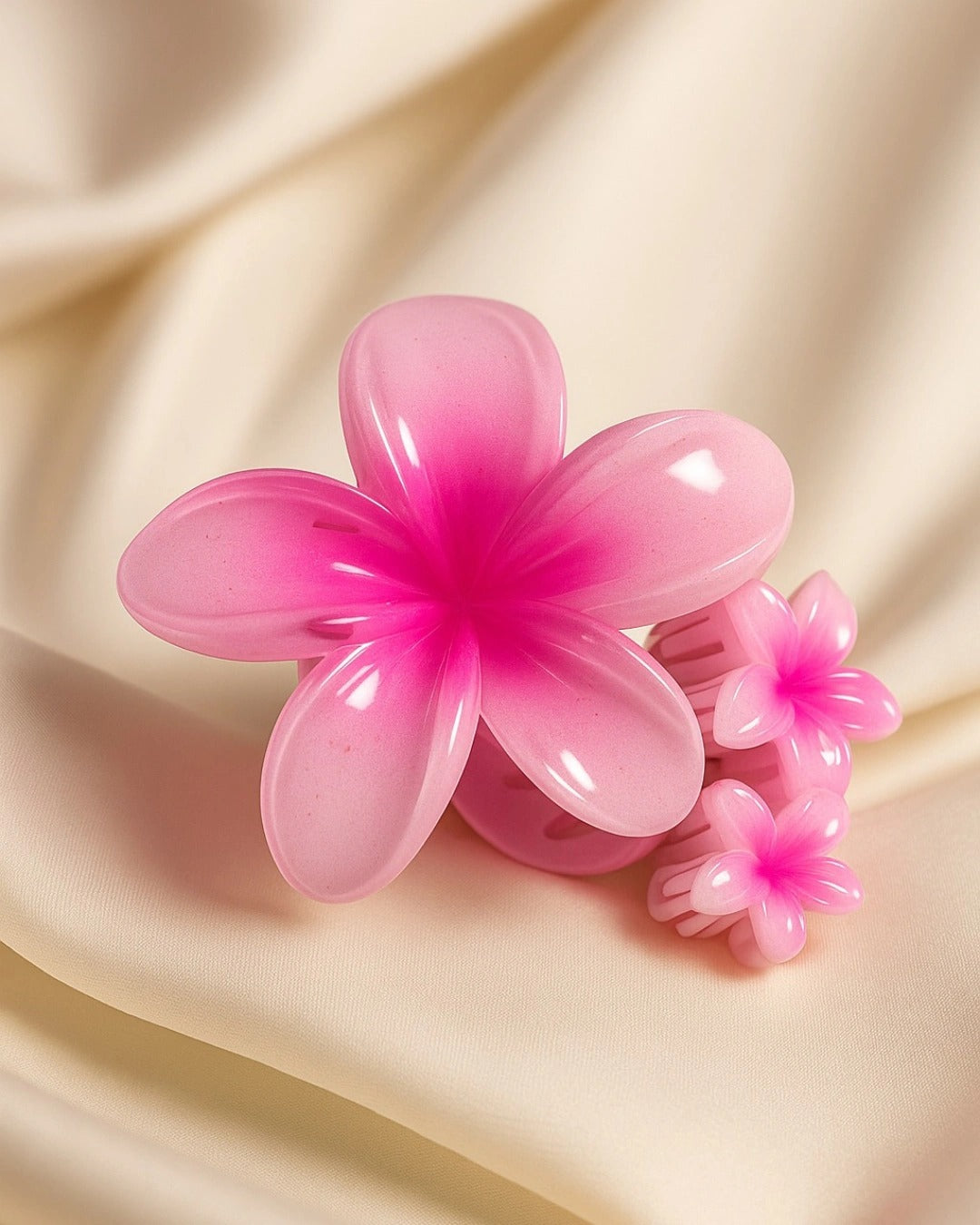Blooming Flower Hair Clutcher: Pack of 3