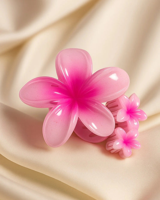 Blooming Flower Hair Clutcher: Pack of 3