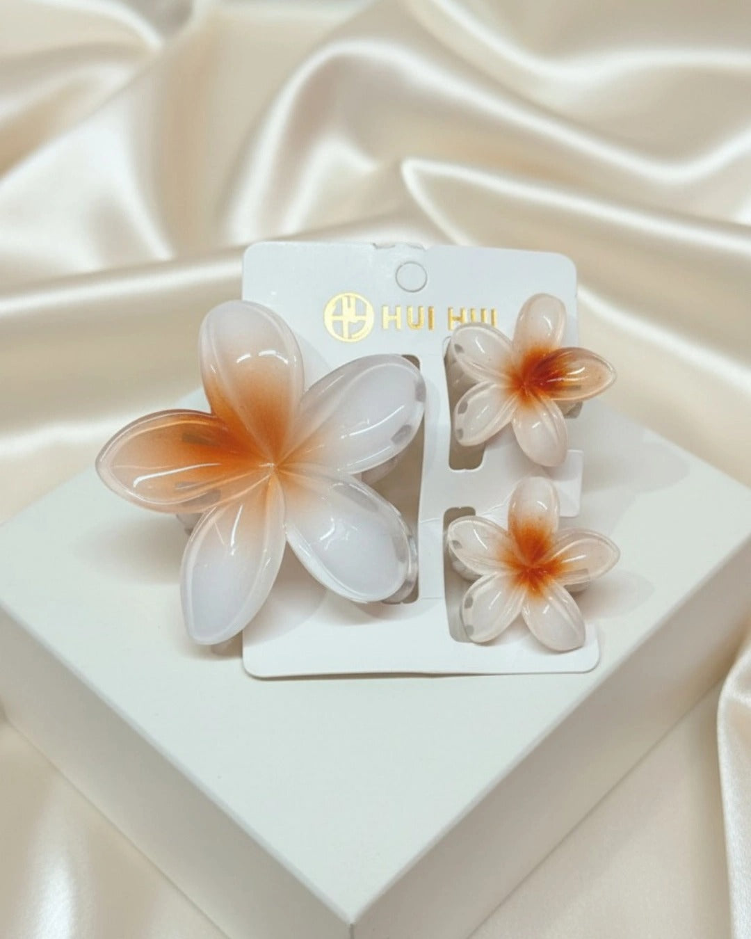 Blooming Flower Hair Clutcher: Pack of 3